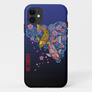 Carp sakura iPhone 11 case