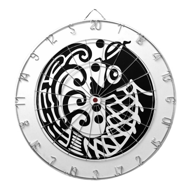 Carp wave dartboard (Front)