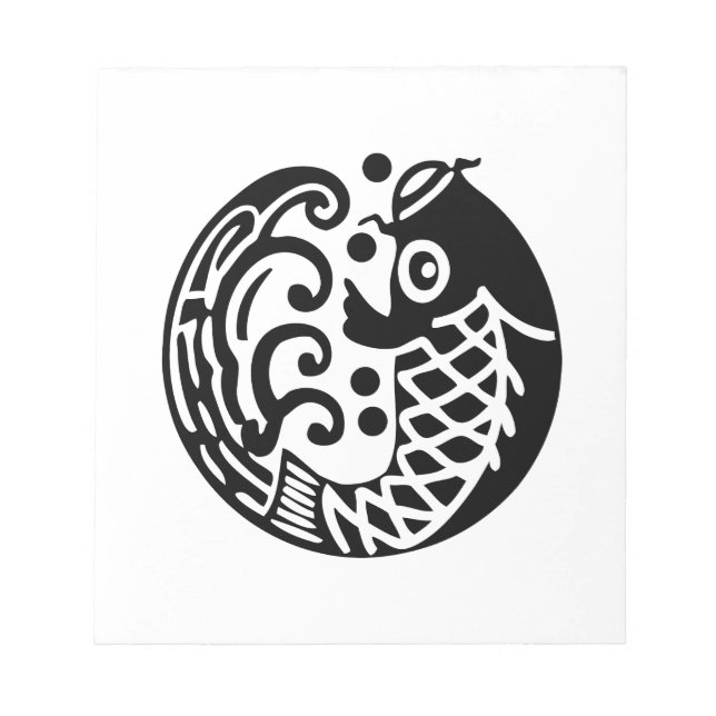 Carp wave notepad (Front)