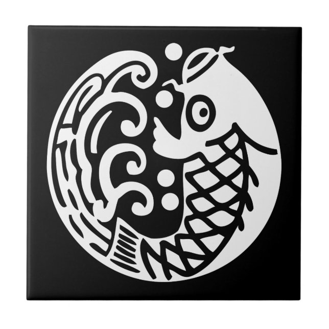 Carp wave tile (Front)