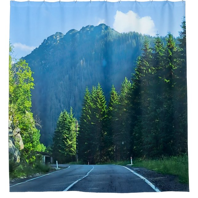 Carpathian Forest Road – Romania Mountain Print (Front)