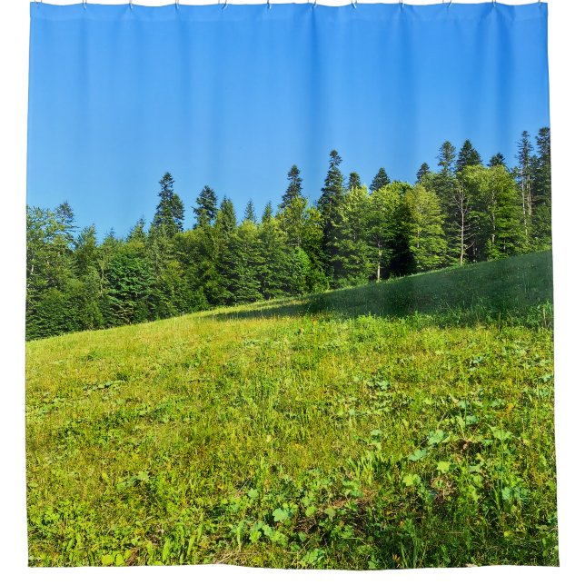 Carpathian Green Meadow – Romania Mountain Print (Front)