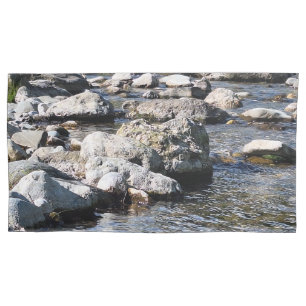 Carpathian Mountain River – Romania Nature Print Pillowcase