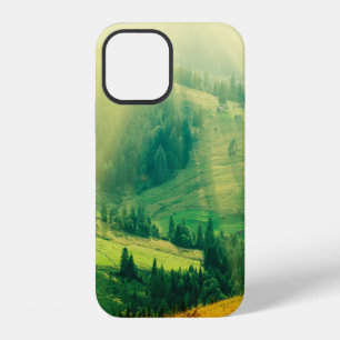 Carpathian mountains summer landscape at sunset wi iPhone 12 case