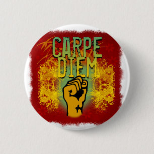 Carpe Diem 2 Inch Round Button