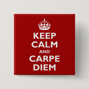 Carpe Diem! 2 Inch Square Button