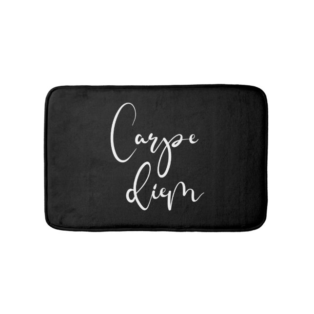 Carpe Diem Bath Mat (Front)
