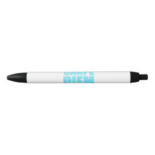 Carpe Diem Black Ink Pen