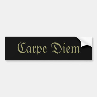 Carpe Diem Bumper Sticker