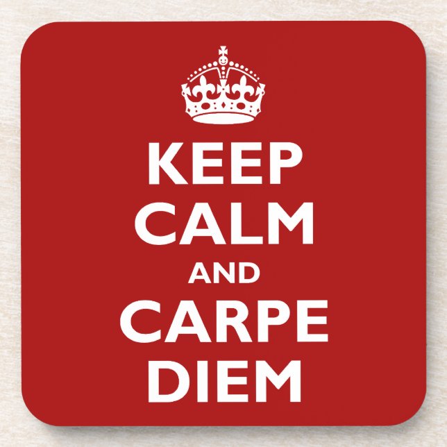 Carpe Diem! Coaster (Front)