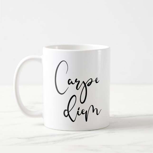 Carpe Diem Coffee Mug (Left)