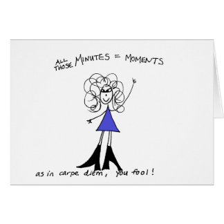 Carpe Diem Crazyhair Card