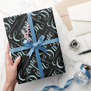 Carpe Diem Fancy Wrapping Paper