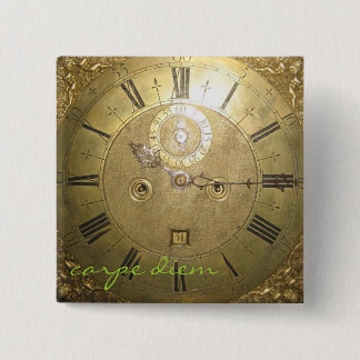 carpe diem II 2 Inch Square Button