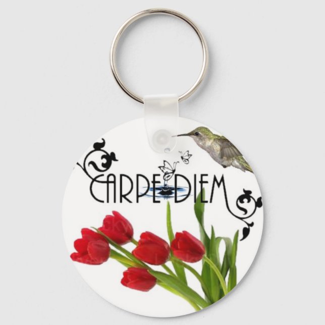 carpe diem keychain (Front)