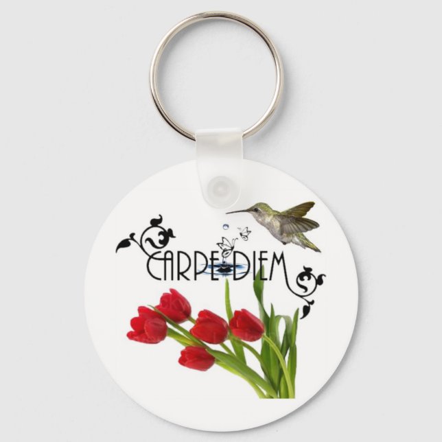 carpe diem keychain (Front)