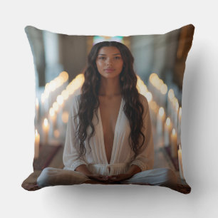 CARPE DIEM - Meditation - Yoga Throw Pillow