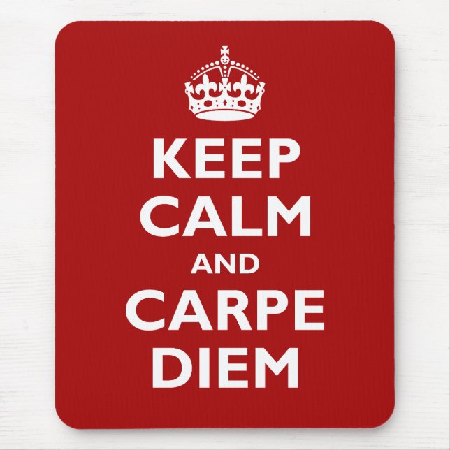 Carpe Diem! Mouse Pad (Front)