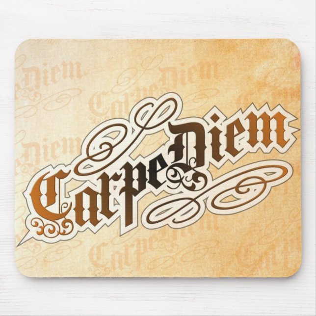 carpe diem mousepad (Front)
