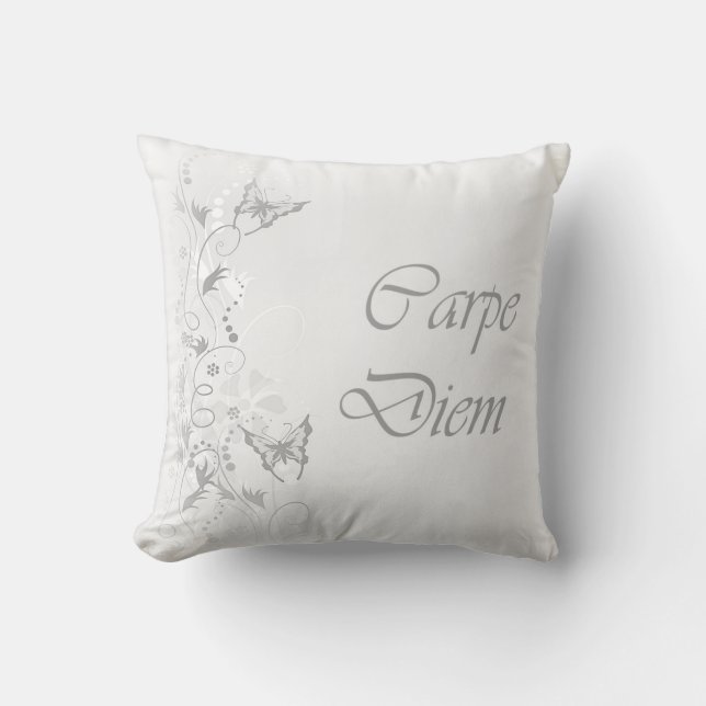 Carpe Diem Pillow (Front)