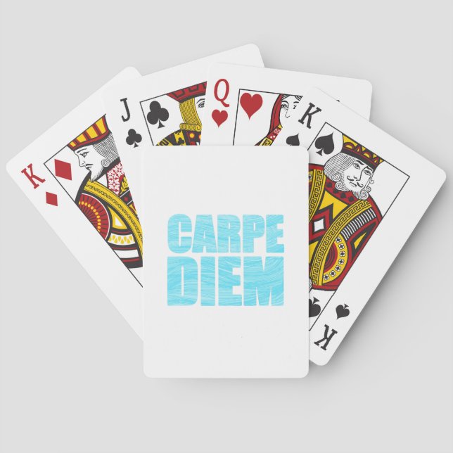 Carpe Diem Playing Cards (Back)