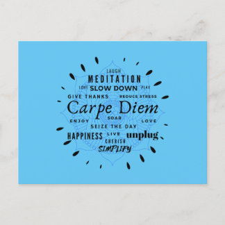 Carpe Diem Postcard