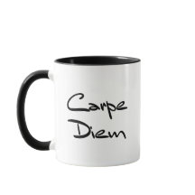 CARPE DIEM, Saisir la journée, Mug café moderne