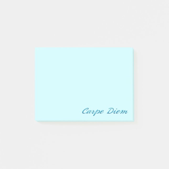 carpe diem - seize the day post-it notes (Front)