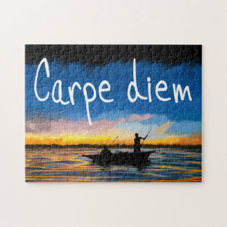Carpe Diem - Seize The Day Quote Jigsaw Puzzle
