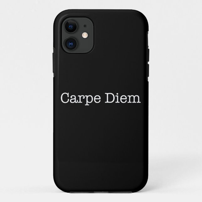 Carpe Diem Seize the Day Quote - Quotes Case-Mate iPhone Case (Back)