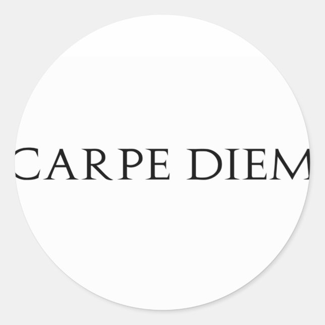 Carpe Diem Stickers (Front)