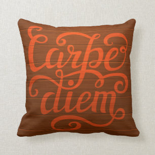 Carpe Diem' Throw Pillow