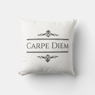 Carpe Diem Throw Pillow