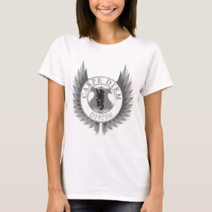 Carpe Diem with Crest, Wings & Lyon T-Shirt