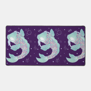 Carpe Koi Pastel Art Populaire Fantaisiste Sous-