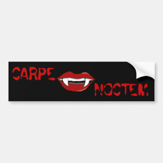 Carpe Noctem Bumper Sticker