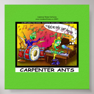 Carpenter Ants Funny Gifts Canvas Print