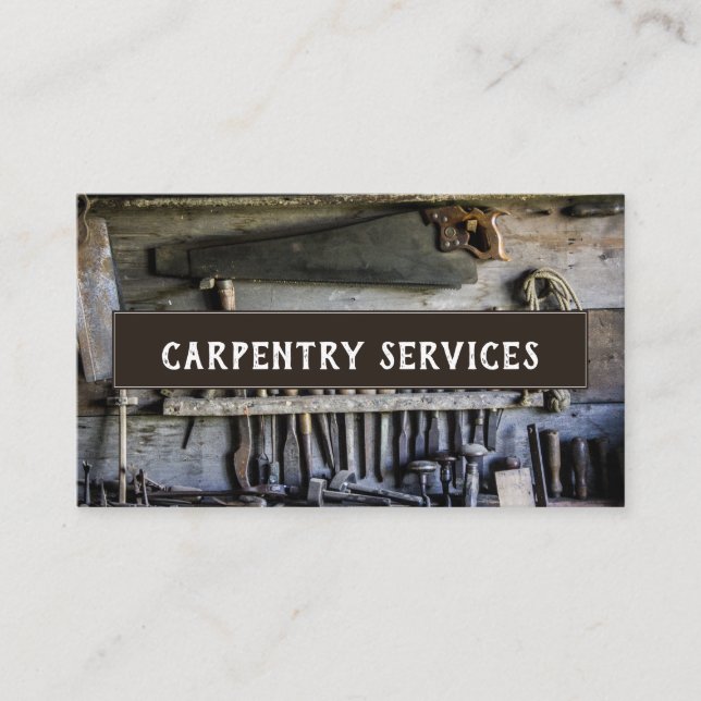 Carpenter Business Cards (Front)