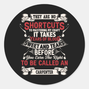 Carpenter Classic Round Sticker