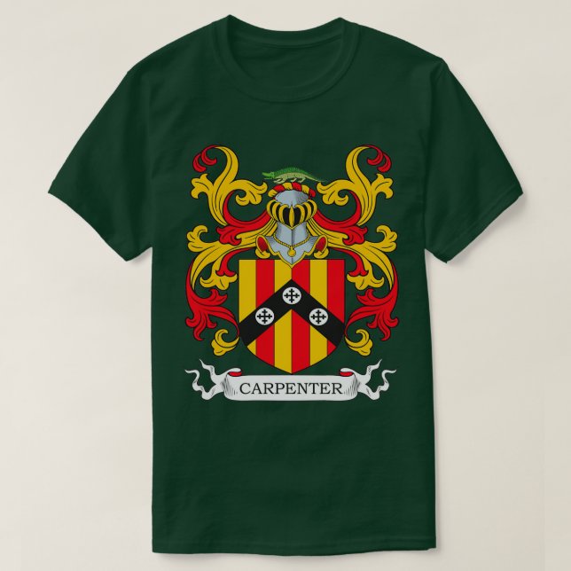 Carpenter Coat of Arms 4  T-Shirt (Design Front)