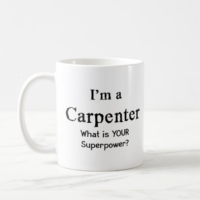 Carpenter Coffee Mug (Left)