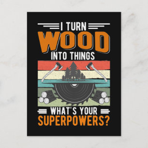 Carpenter Dad Woodworking Craftsman Husband Postcard