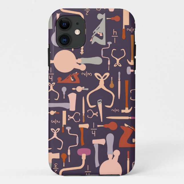 Carpenter Gift Retro Woodworking Phone Case (Back)