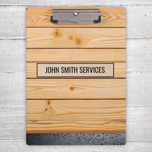 Carpenter Handyman Renovations Services Wood Clipboard