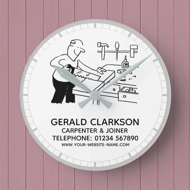 Carpenter & Joiner Round Clock (Creator Uploaded)