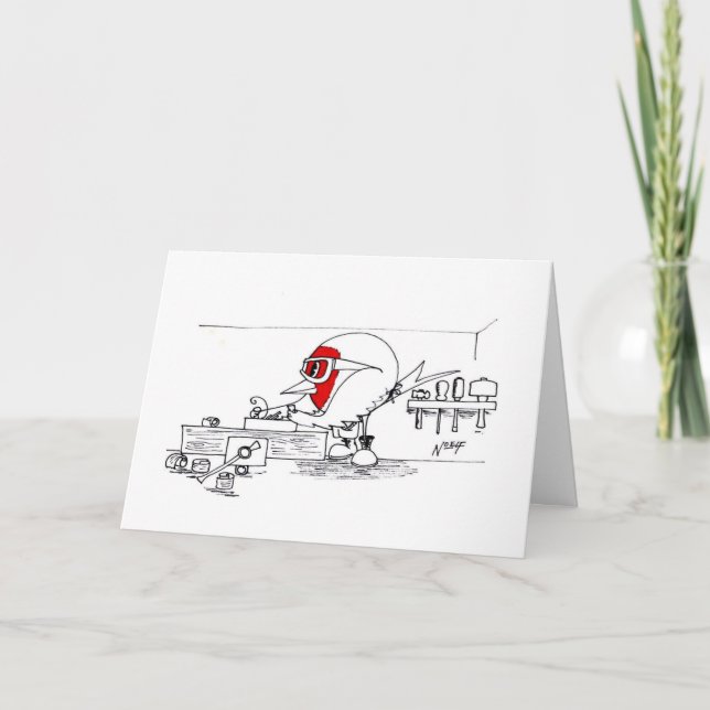 Carpenter Robin Card (Front)