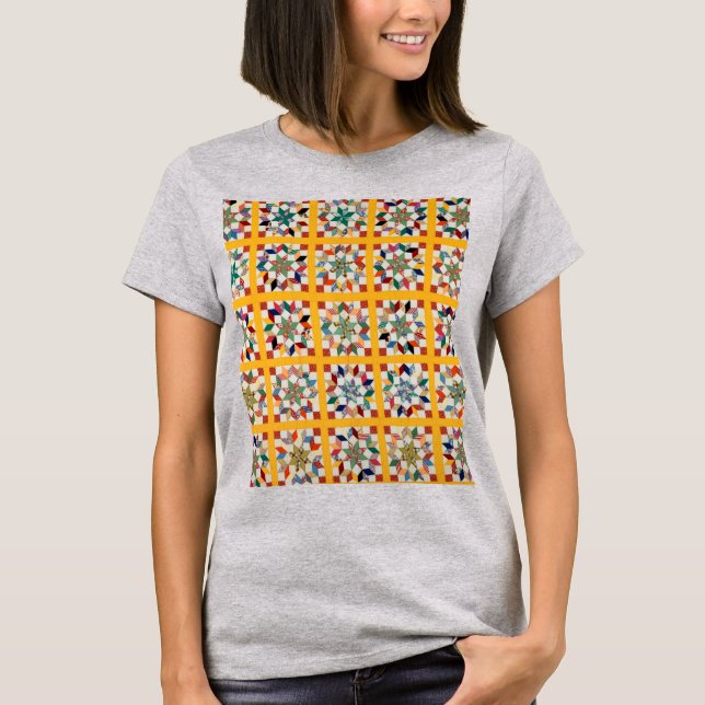 Carpenter’s wheel quilt T-Shirt (Front)