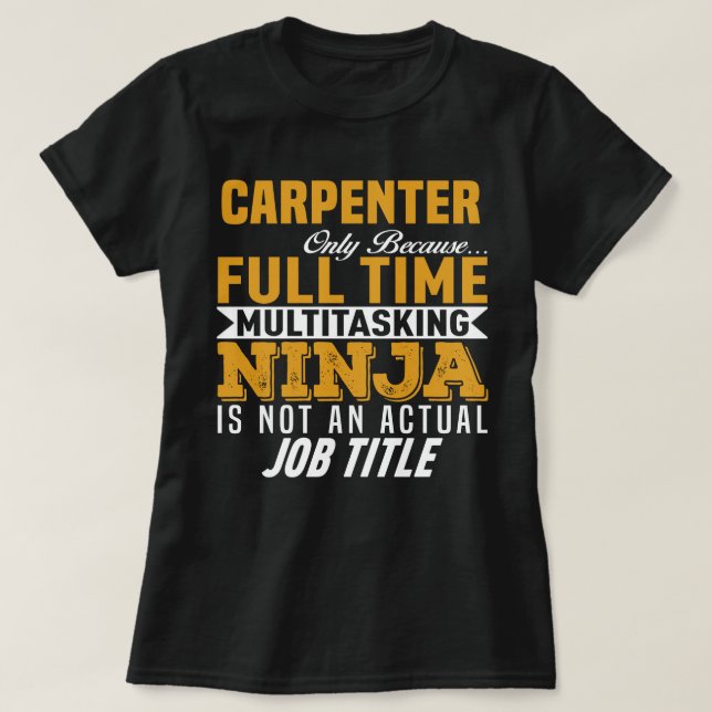 Carpenter T-Shirt (Design Front)