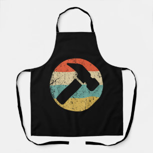 Carpenter Vintage Retro Hammer Apron