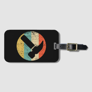 Carpenter Vintage Retro Hammer Luggage Tag